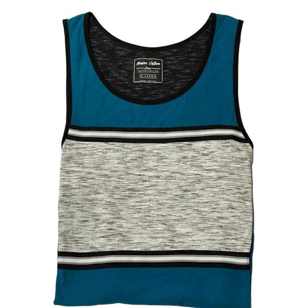 Modern Culture Color Block Tank Top - Picture 3 of 6